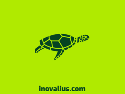 Turtle Logo animal green logo logo design logo for sale logo maker marine mascot tortoise turtle