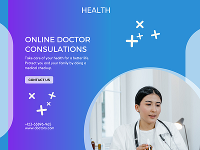 Health Care | Website Banner branding design graphic design illustration typography ui ux vector
