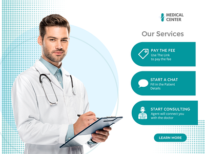 Medical Center | Website Banners branding design graphic design illustration typography vector