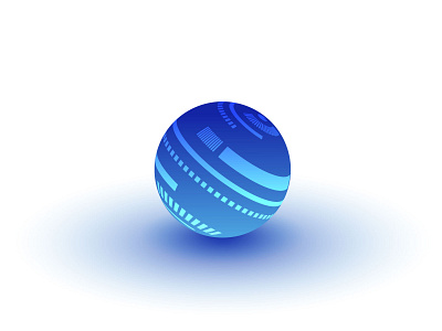 3D Ball 3d 3d shape design facebookcover graphic design illustration logo ui vector