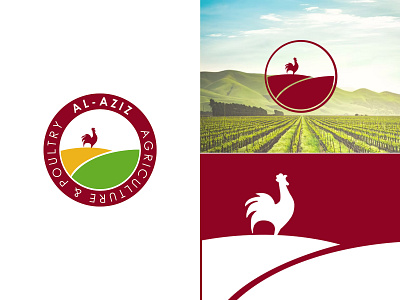 AL-AZIZ AGRICULTURE AND POULTRY | Logo Design branding farm logo graphic design logo logo design logo designing logo ideas logo presentation poultry farm logo