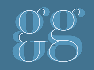 Headline g’s didot display font lettering serif text type type design typeface