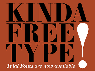 Free Trial Fonts