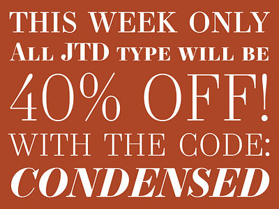 JTD Type Sale