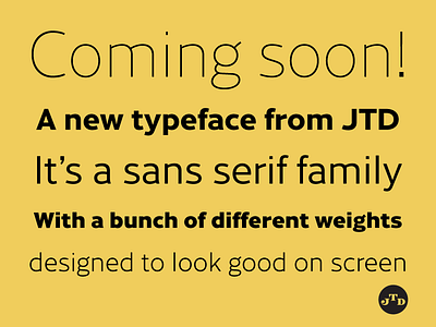 Finally, a sans. design type type design typography