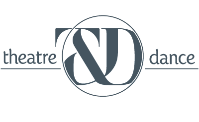 Theatre & Dance logo redux graphic design lettering logo type design typography