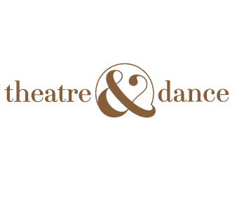 Theatre & Dance logo final graphic design lettering logo type design typography