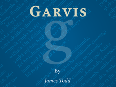 Garvis Pro design font lettering type