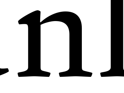 asymmetric serif n