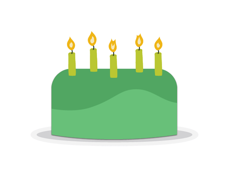 Birthday Cake Animation animated gif birthday cake gif illustration