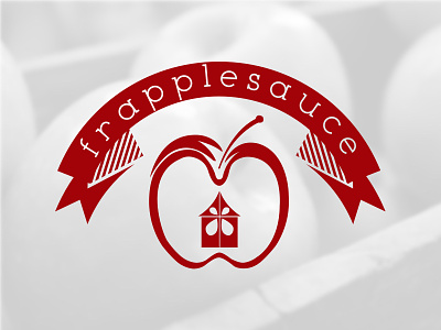 Frapplesauce Logo graphic design illustrator logo logo design