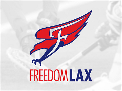 Freedom Lacrosse graphic design illustrator logo logo design