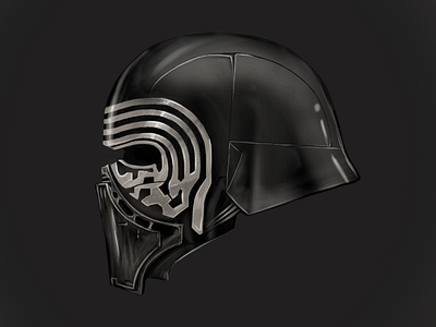 Kylo Helmet by Felipe Dossena on Dribbble