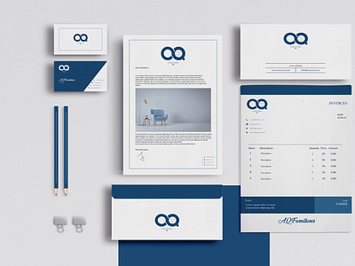 Business card stationery