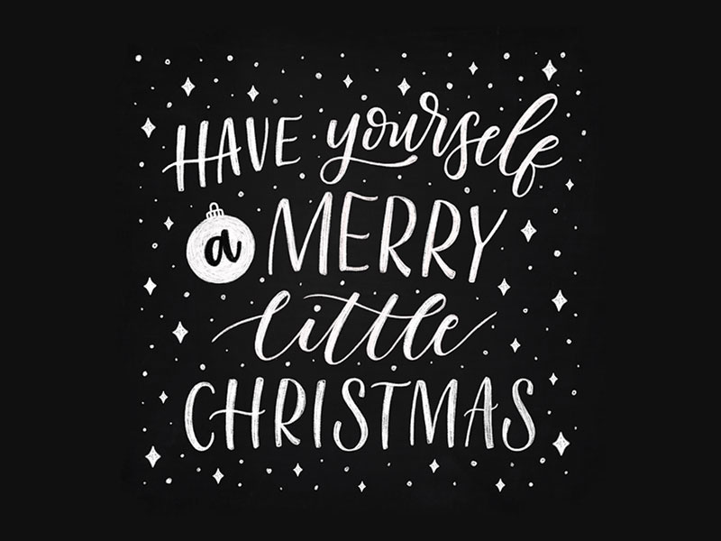 Have Yourself a Merry Little Christmas! by Kelsey Henson on Dribbble