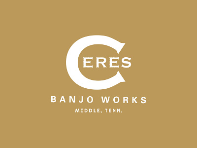 Ceres Banjo Works Outtake banjo baseball basecamp gold logo outtake tennessee