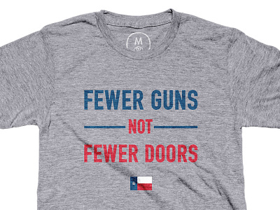 Fewer guns not fewer doors!