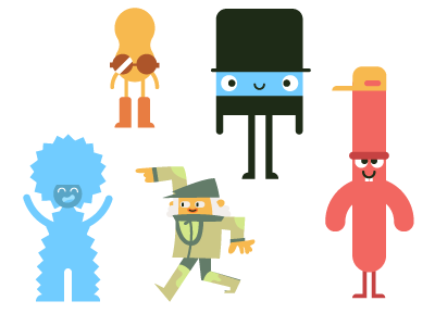 Big shape characters