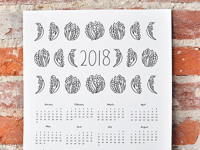 Floral Moons Calendar