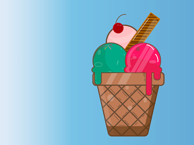 Ice-cream Illustration illustration