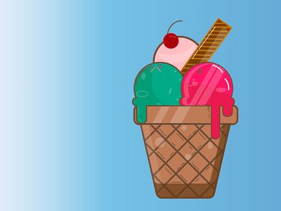 Ice-cream Illustration