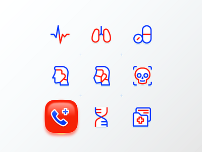 Health Care Icons Part #2 branding care design experience health health care hospital icon iconset illustration logo ui user ux uxdesign