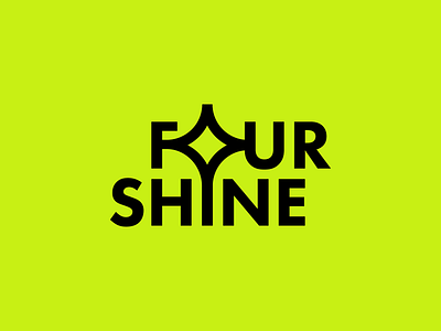 Studio Four Shine brand branding design graphic identity illustration logo media studio typography