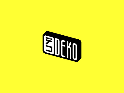デコDEKO Logo Concept brand design graphic identity logo