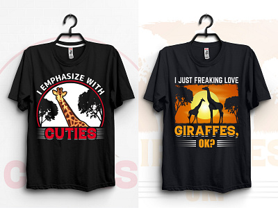 Vintage Giraffes t-shirt design bulk t shirt clothing design custom t shirt giraffes png giraffes shirt giraffes svg giraffes t shirt graphic design graphic t shirt illustration print on demand t shirt t shirt design t shirt designs t shirts trendy t shirt typography shirt typography tshirt vintage giraffes shirt vintage t shirt