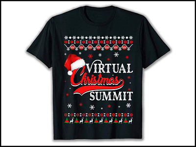 Christmas t-shirt design, Custom T-shirt design.