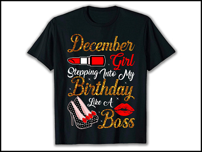 Birthday Girl T-shirt Design