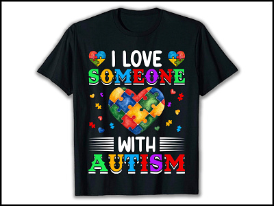 Autism T-shirt design , T-shirt Design.