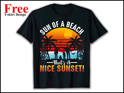 Sunset T-shirt Design, T-shirt Design..jpg
