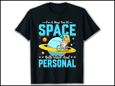 Space T-shirt Design , Custom T-shirt .