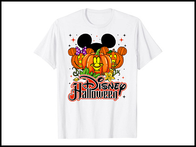 Disnep Halloween T-Shirt Design