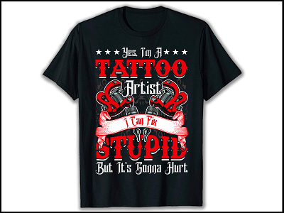 Tattoo T-shirt design Custom T-shirt design Trendy T-shirts.