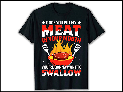 Barbecue T-shirt design BBQ T-shirt design  Merch T-shirts