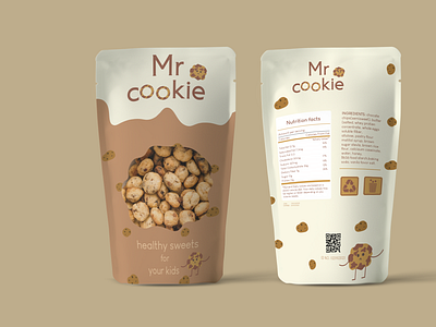 Mr cookie branding business card cartoon design graphic design logo packaging product design stationary