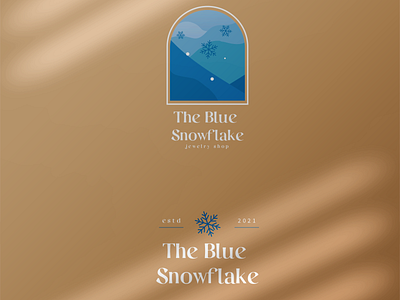 The blue snowflake