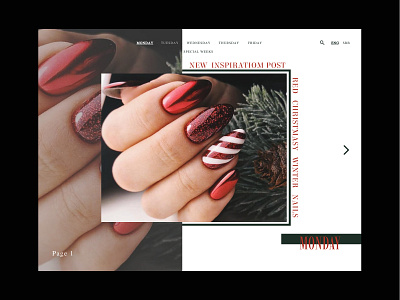 Nails | Red Christmas