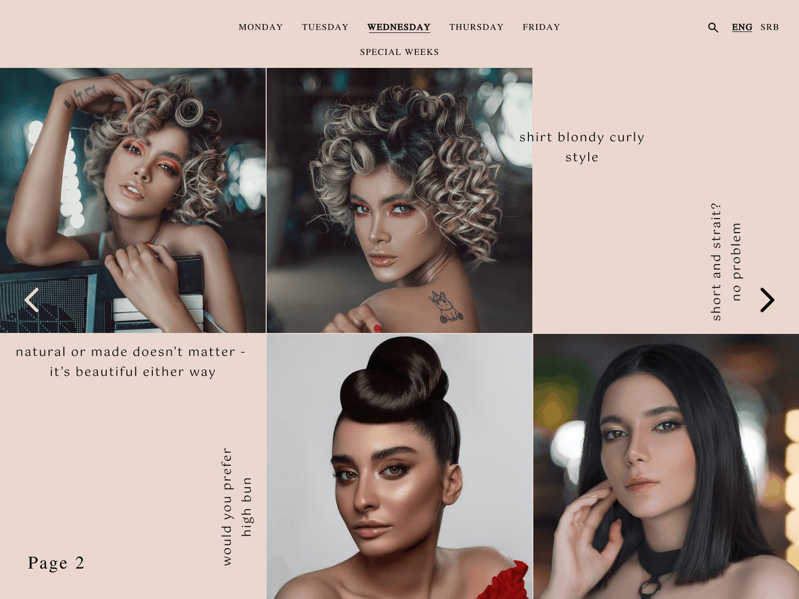 Hairstyle | short or long branding design digital design fashion figma graphic design hair inspiration layout layout inspiration nude photoshop template typography ui web design woman