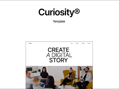 Curiosity® - Webflow Template