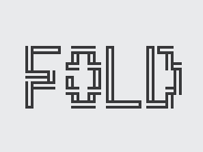Fold Font