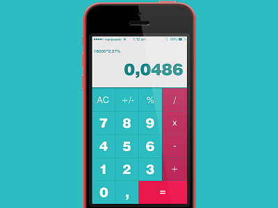 Daily UI 004 - Calculator apple daily ui ios iphone landing page ui user experience user interface ux web design website