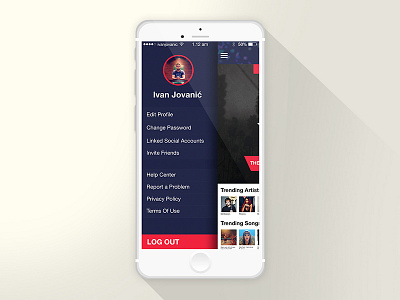 FF Music App for iOS app apple ios iphone music ui user experience user interface ux