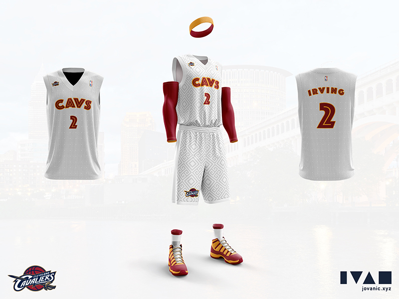 Cleveland Cavaliers - Home jersey redesign by Ivan Jovanić on Dribbble