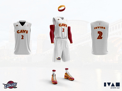 Cleveland Cavaliers - Home jersey redesign adidas basketball cavaliers cavs cleveland clothes jersey kyrie irving nba nike shirt sport