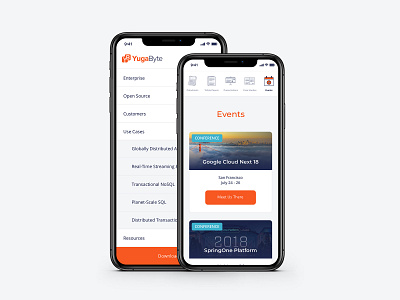 YugaByte Website v2 - Mobile