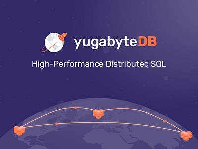 yugabyteDB - High Performance Distributed SQL brand branding corporate branding database logo logo design open source sql startup startup branding startup logo visual identity