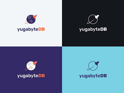 yugabyteDB logo brand branding corporate branding database logo logo design open source sql startup startup branding startup logo visual identity